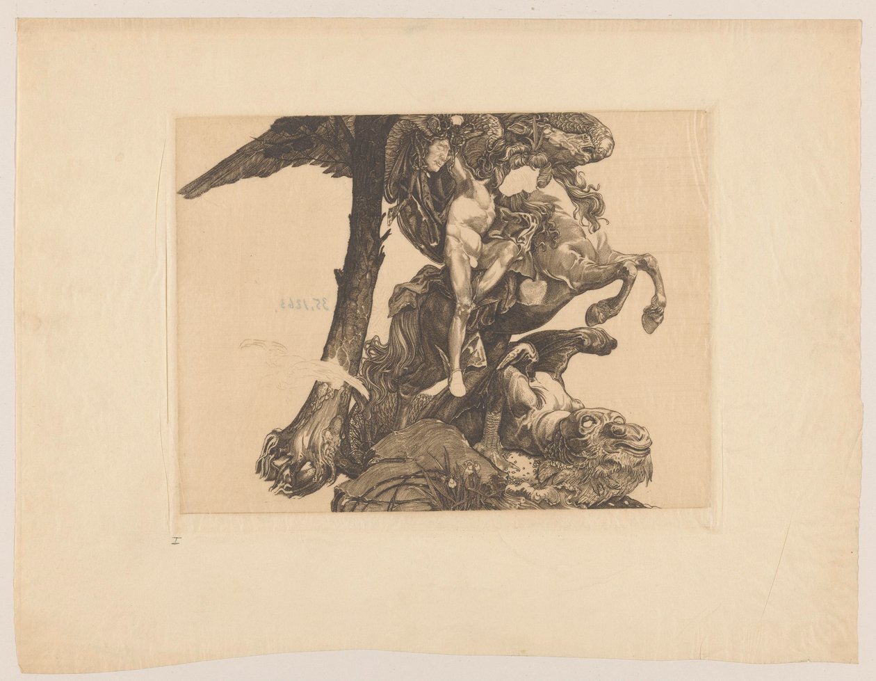 Perseus ja merihirviö tekijältä Johannes Josephus Aarts