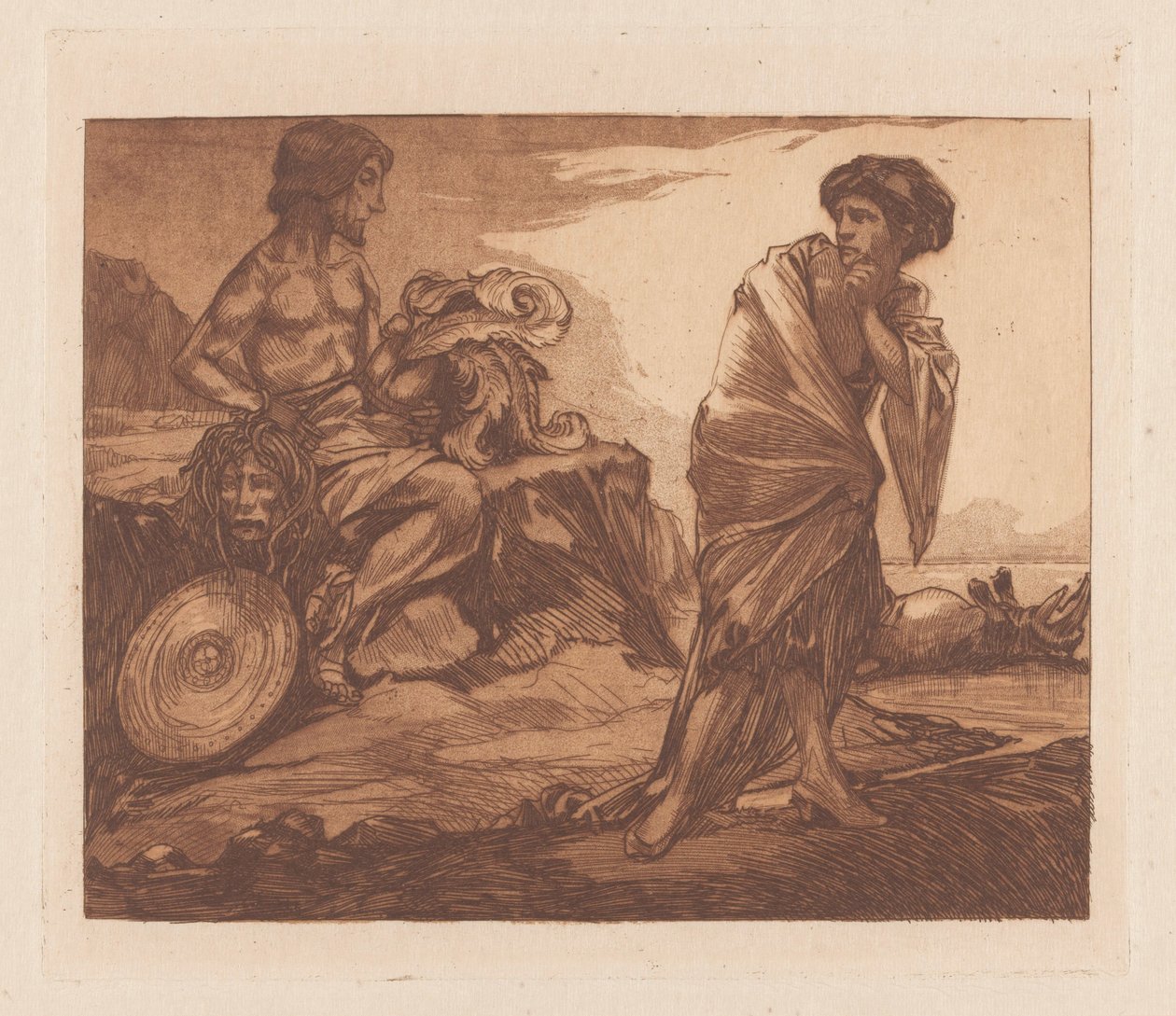Perseus Medusan pään kanssa tekijältä Johannes Josephus Aarts