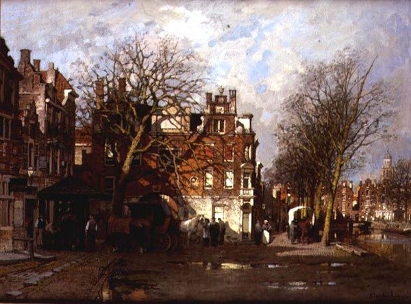 Capriccio Näkymä kaupunkiin tekijältä Johannes Karel Christian Klinkenberg