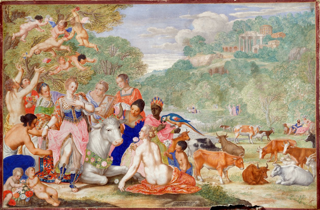 Euroopan raiskaus, 1621. tekijältä Johannes Koenig