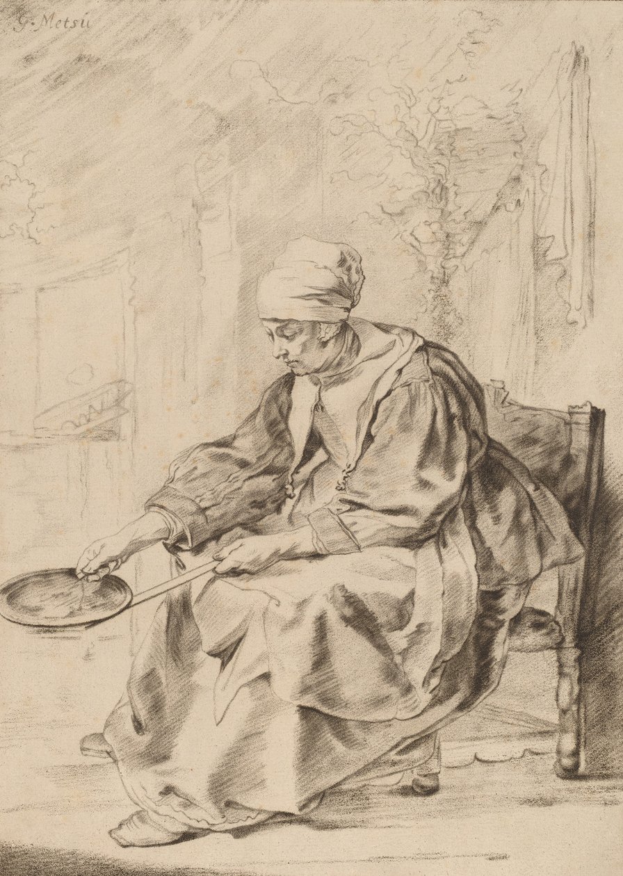 Pannukakkunainen, 1768. tekijältä Johannes Kornlein
