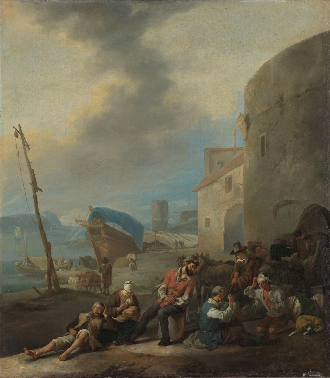 Italian satama tekijältä Johannes Lingelbach