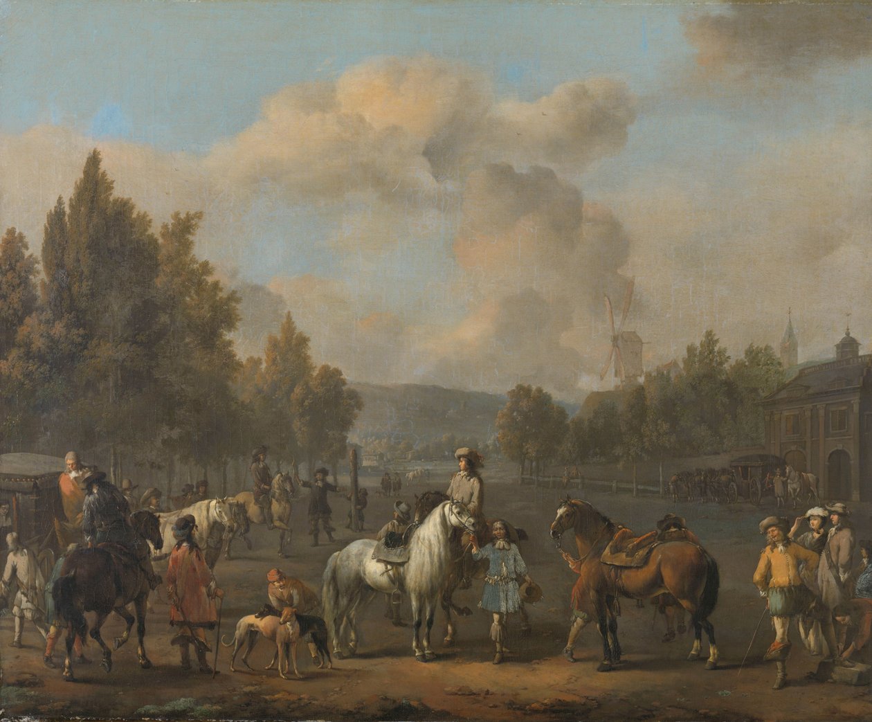 Ratsastuskoulu tekijältä Johannes Lingelbach
