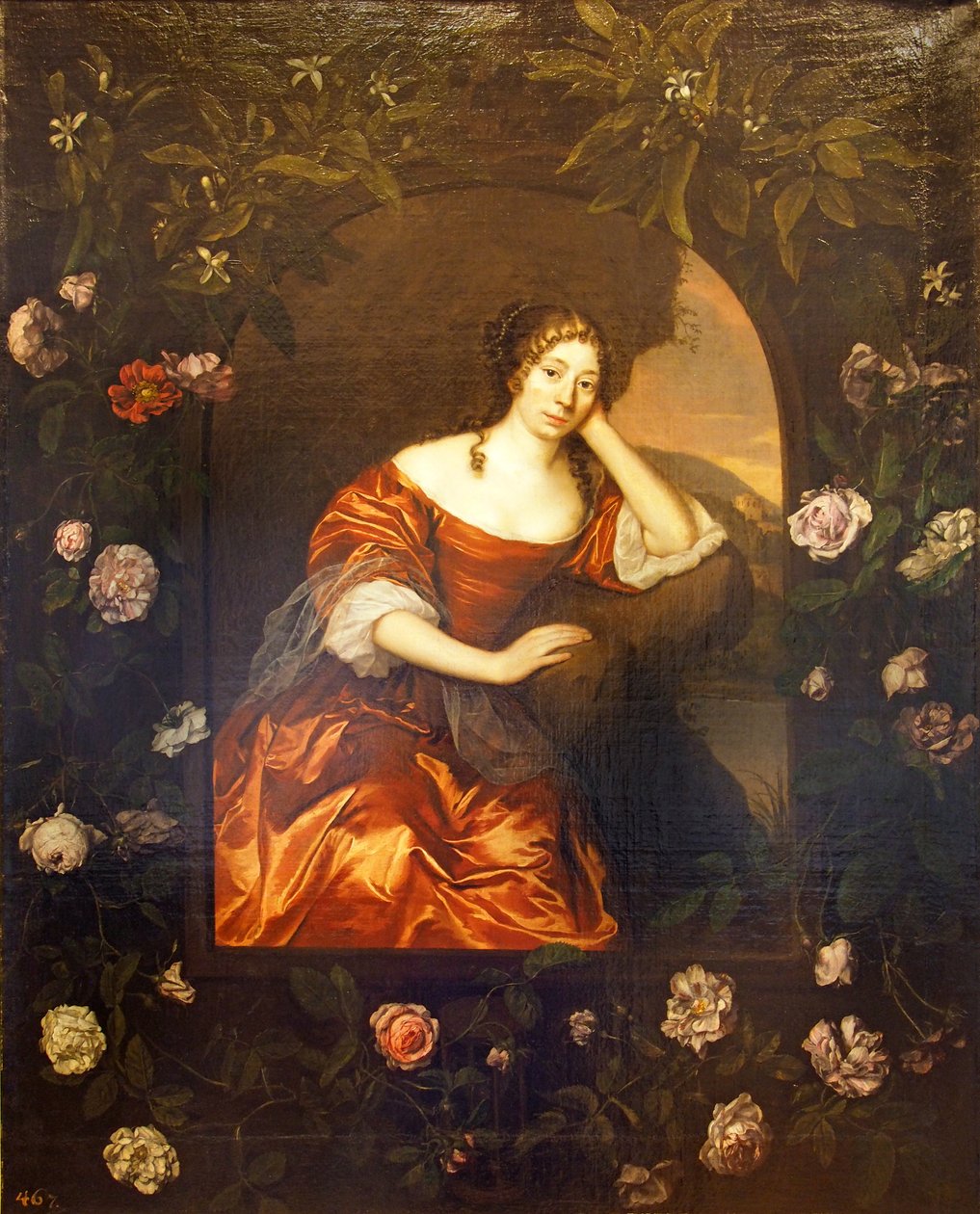 Muotokuva prinsessa Henriette Catharina Anhalt-Dessaun prinsessa Henriette Catharina Anhalt-Dessaun, Oranien-Nassaun prinsessa (1637-1708). tekijältä Johannes Mytens