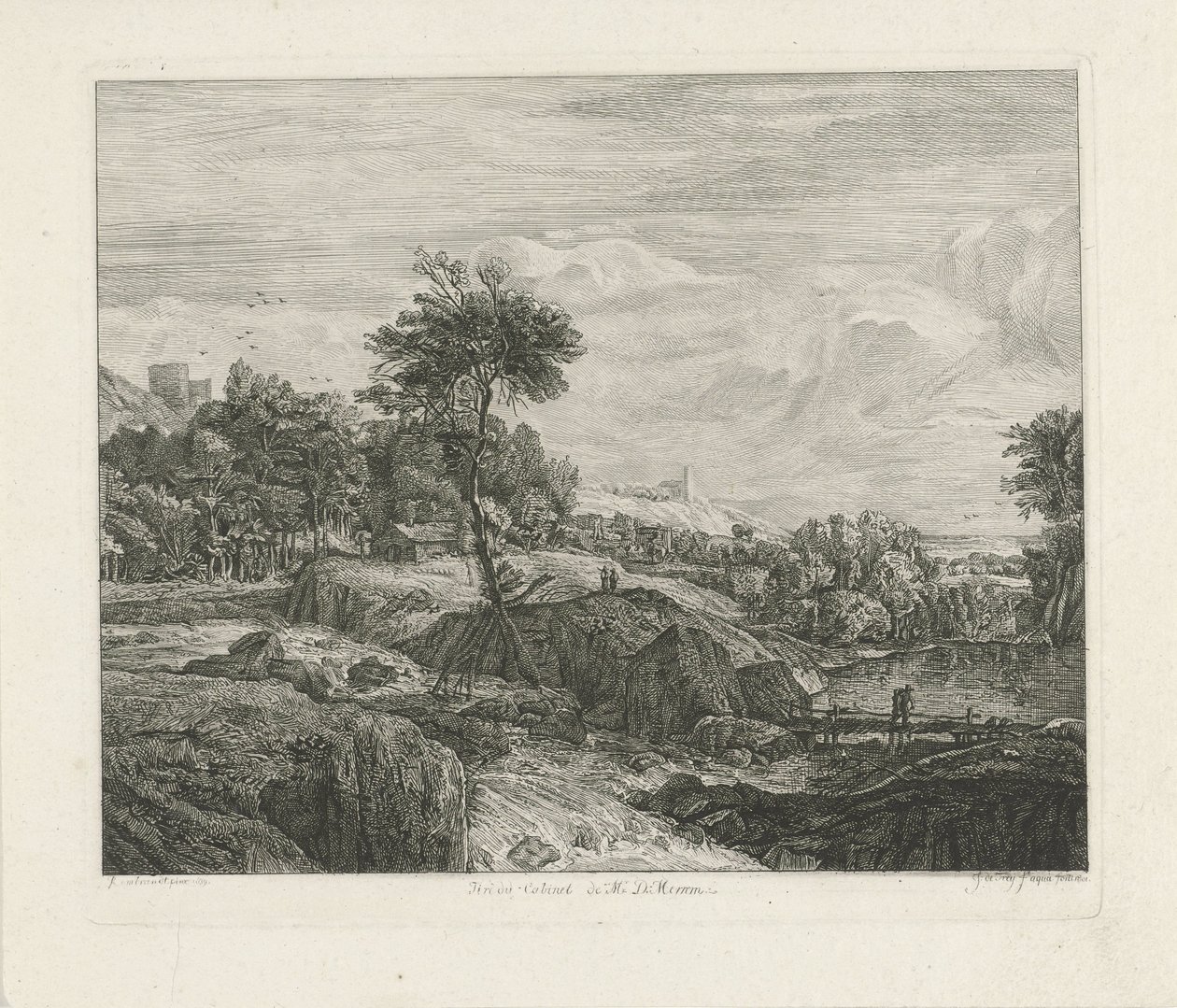 Kallioinen maisema tekijältä Johannes Pieter de Frey