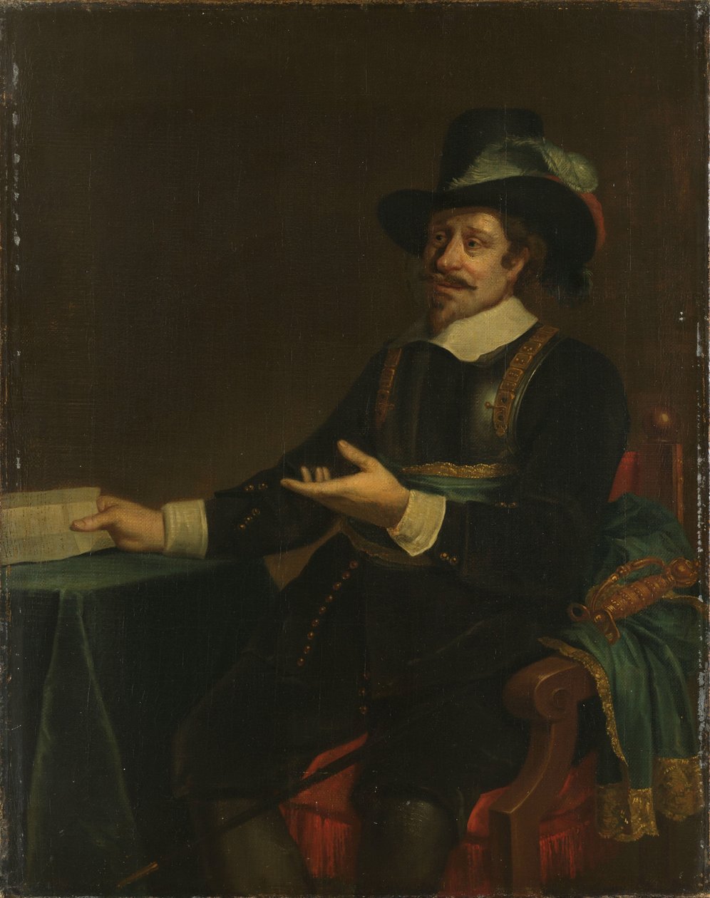 Jan van de Pollin, Amsterdamin porvariston, muotokuva tekijältä Johannes Spilberg (II) (copy after)