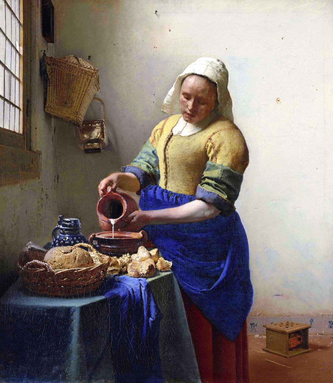Arabiaa:  The Milkmaid tekijältä Johannes Vermeer