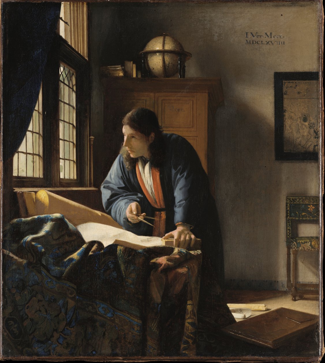 Der Geograph tekijältä Johannes Vermeer