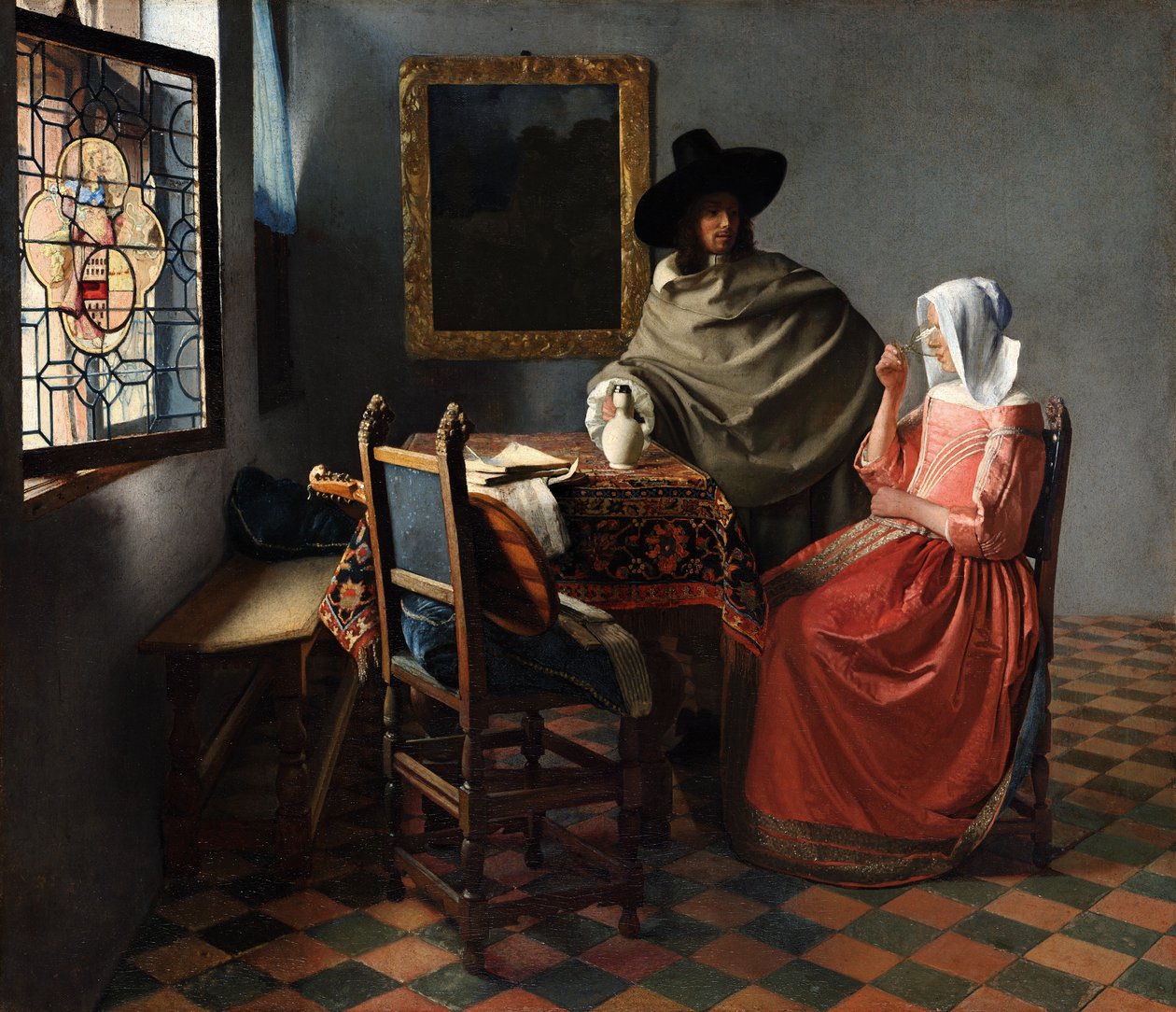 Viinilasi tekijältä Johannes Vermeer