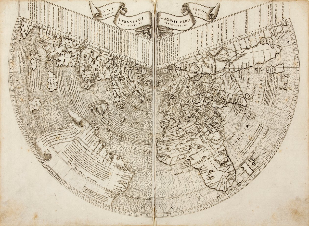 Maailmankartta Ptolemaioksen 