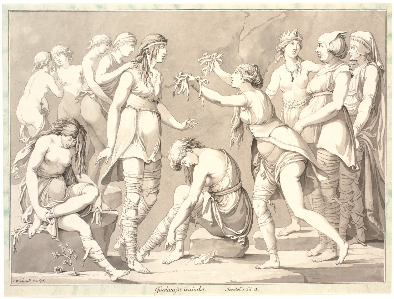 "Gindanische Quinder. Herodotus Book IV" tekijältä Johannes Wiedewelt