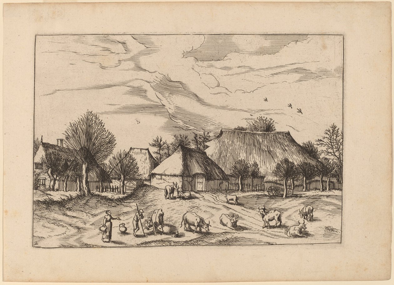 Maatilat tekijältä Johannes and Lucas van Doetechum after Master of the Small Landscapes