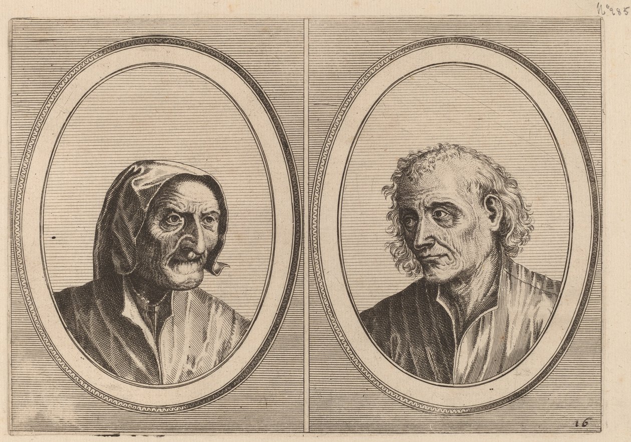 "Foockel Frons-muyl" ja "Pietje Hard-loop" tekijältä Johannes and Lucas van Doetechum after Pieter Bruegel the Elder