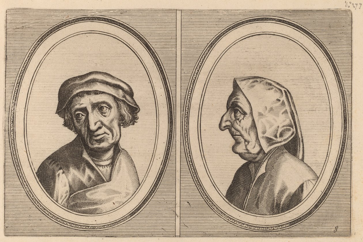 "Goelijeke Floor" ja "Kinne Snavels" tekijältä Johannes and Lucas van Doetechum after Pieter Bruegel the Elder