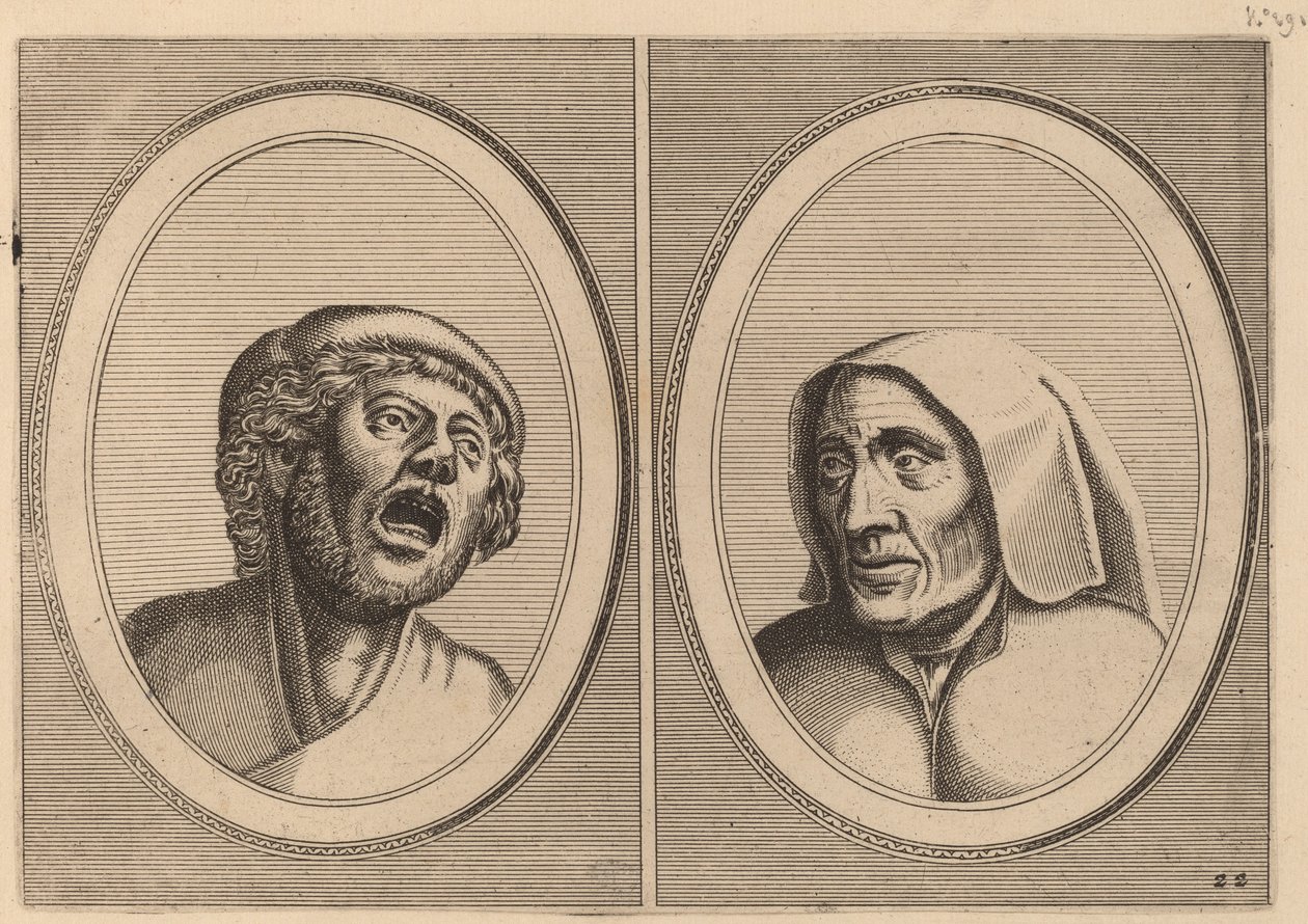 "Hansje Singh in Veldt" ja "Blaeuwe Aecht" tekijältä Johannes and Lucas van Doetechum after Pieter Bruegel the Elder