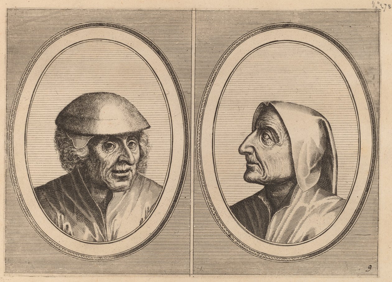 "Kees Geldt-sack" ja "Kaarighe Truy" tekijältä Johannes and Lucas van Doetechum after Pieter Bruegel the Elder
