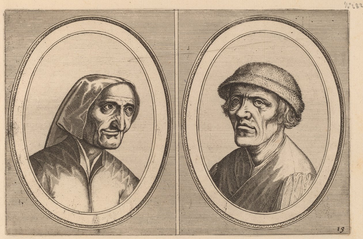 "Maey Veeghde-pot" ja "Pannetje Vet" tekijältä Johannes and Lucas van Doetechum after Pieter Bruegel the Elder
