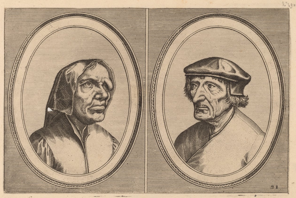 "Trijn Bulle-back" ja "Voorsichtighe Penne" tekijältä Johannes and Lucas van Doetechum after Pieter Bruegel the Elder