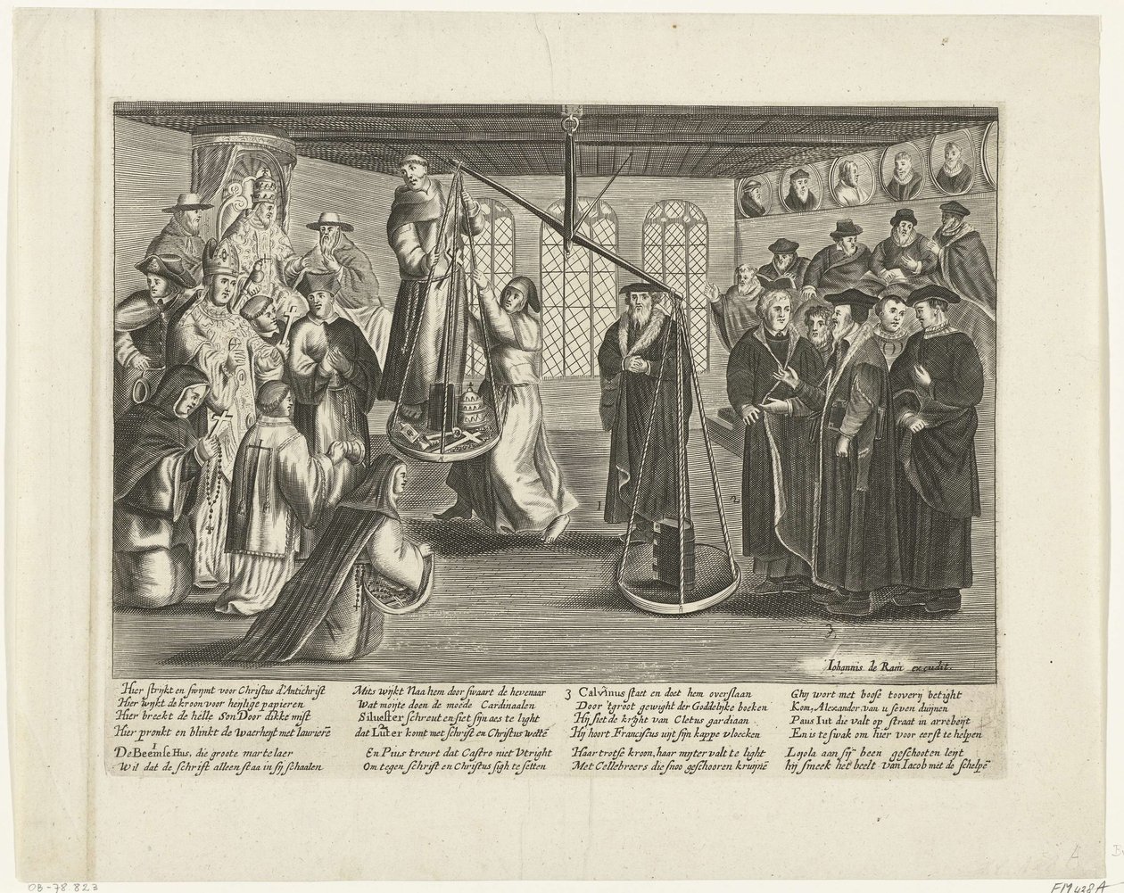 Punnitus Raamattua, 1660 tekijältä Johannes de Ram