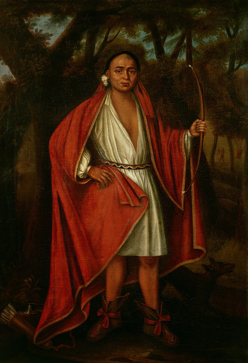 No Nee Yeath Tan no Ton, sukupolvien kuningas, 1710 tekijältä Johannes or Jan Verelst