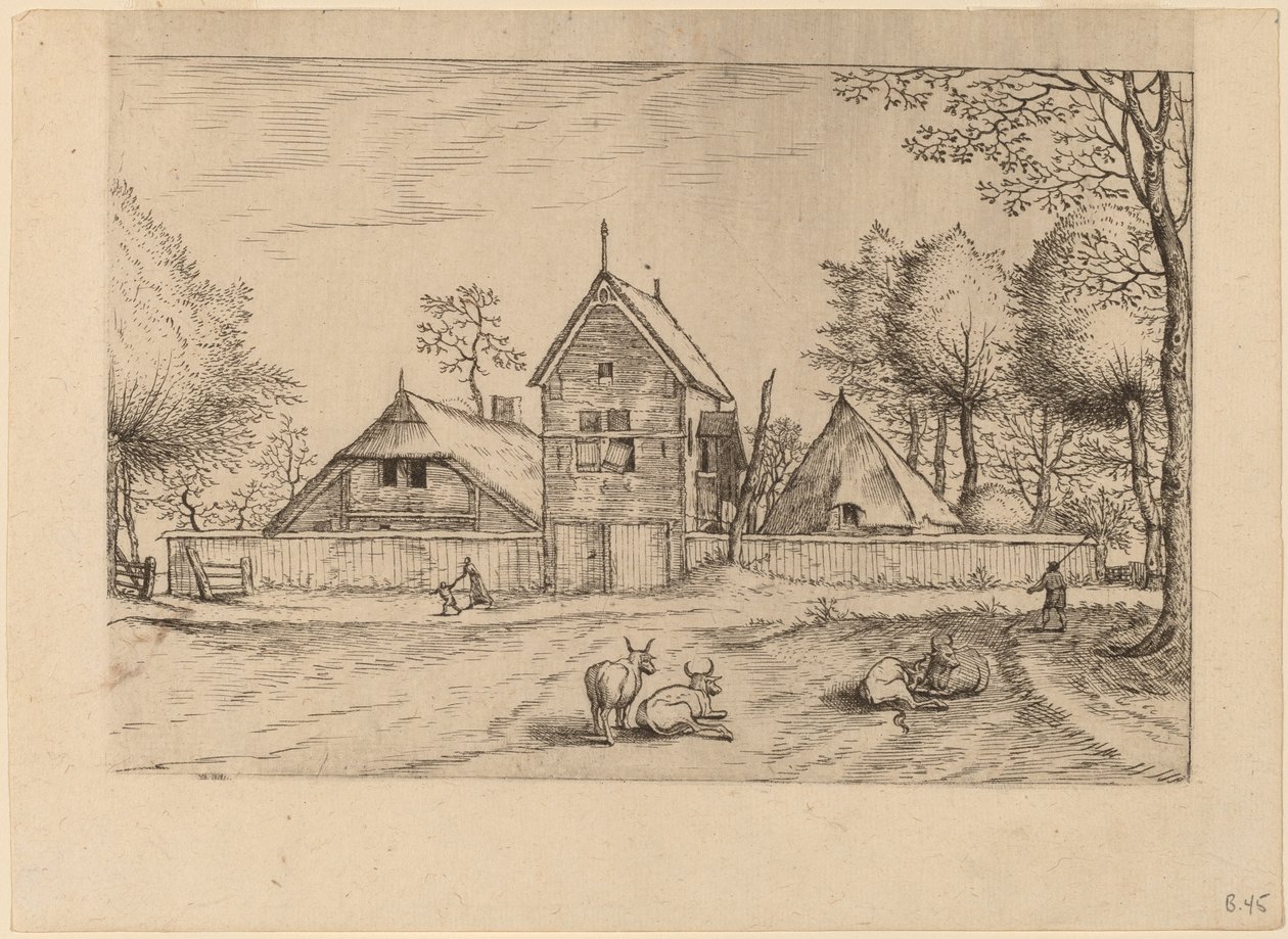 Maatila tekijältä Johannes van Doetechum, the Elder and Lucas