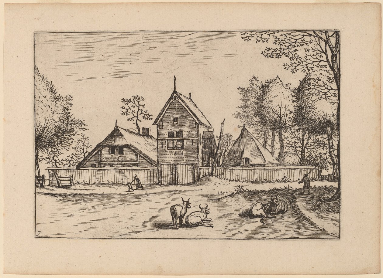 Maatila tekijältä Johannes van Doetechum, the Elder and Lucas
