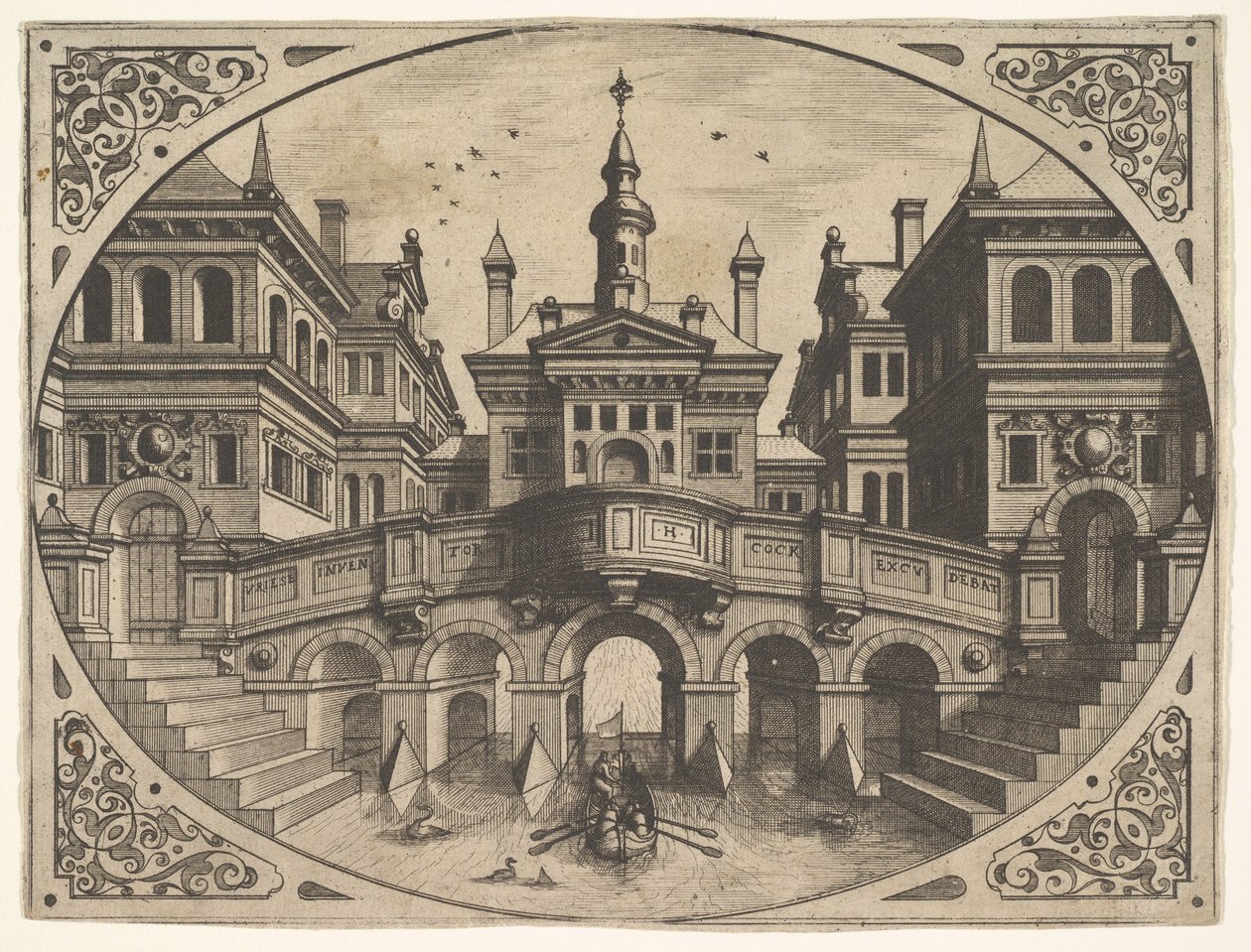 Lauta Scenographiaesta..., 1560. tekijältä Johannes van Doetecum I