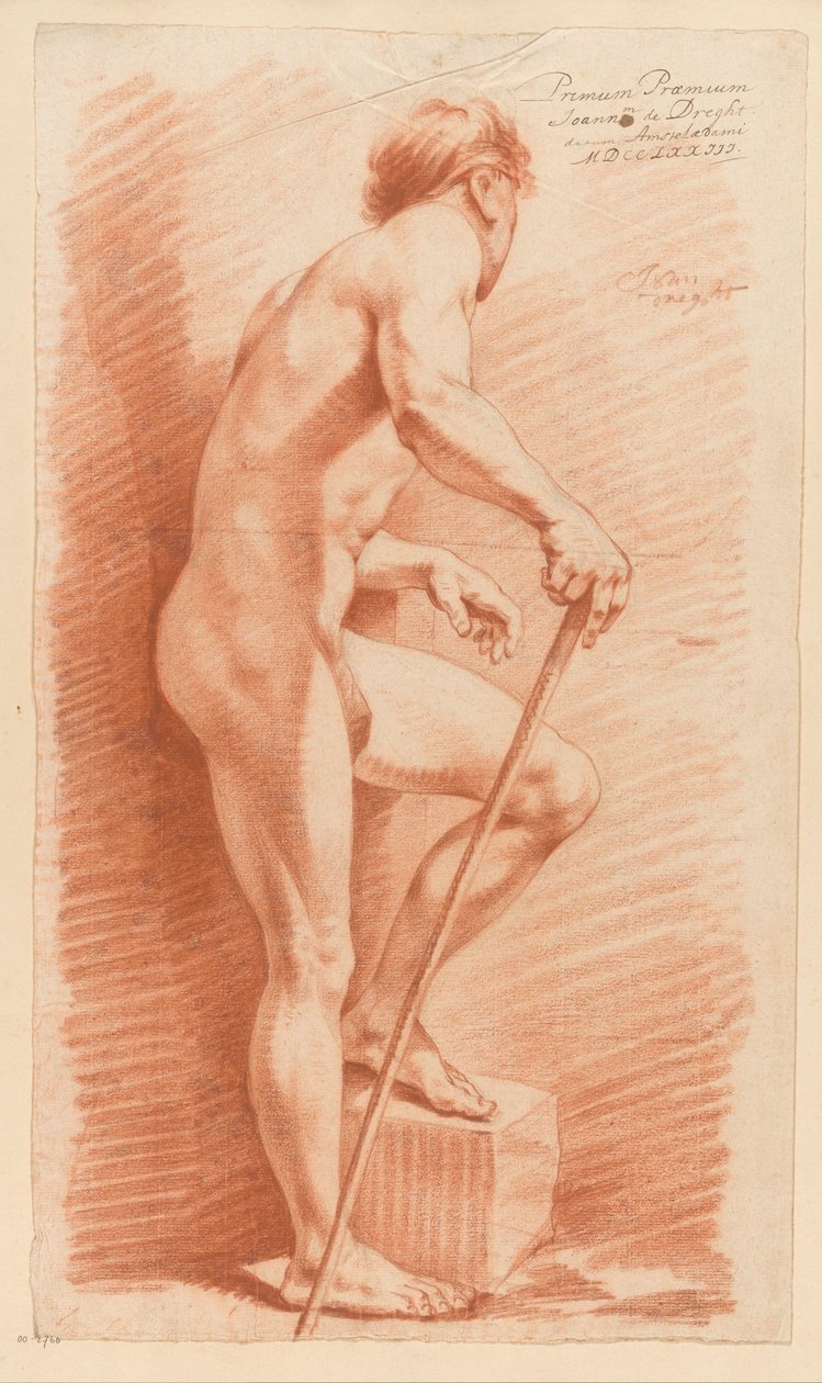 Seisova miesalaston, sivukuva (1. palkinto 1773) tekijältä Johannes van Dregt