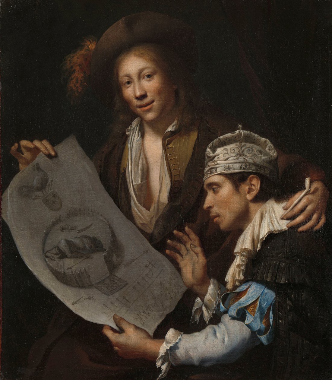 Allegoria Ranskan hyökkäyksestä 1672 Allegoria ranskalaisten hyökkäyksestä Alankomaihin vuonna 1672 tekijältä Johannes van Wijckersloot