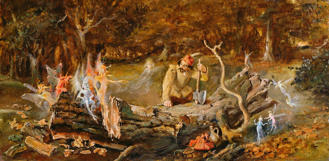 Puunhakkaaja tekijältä John Anster Fitzgerald
