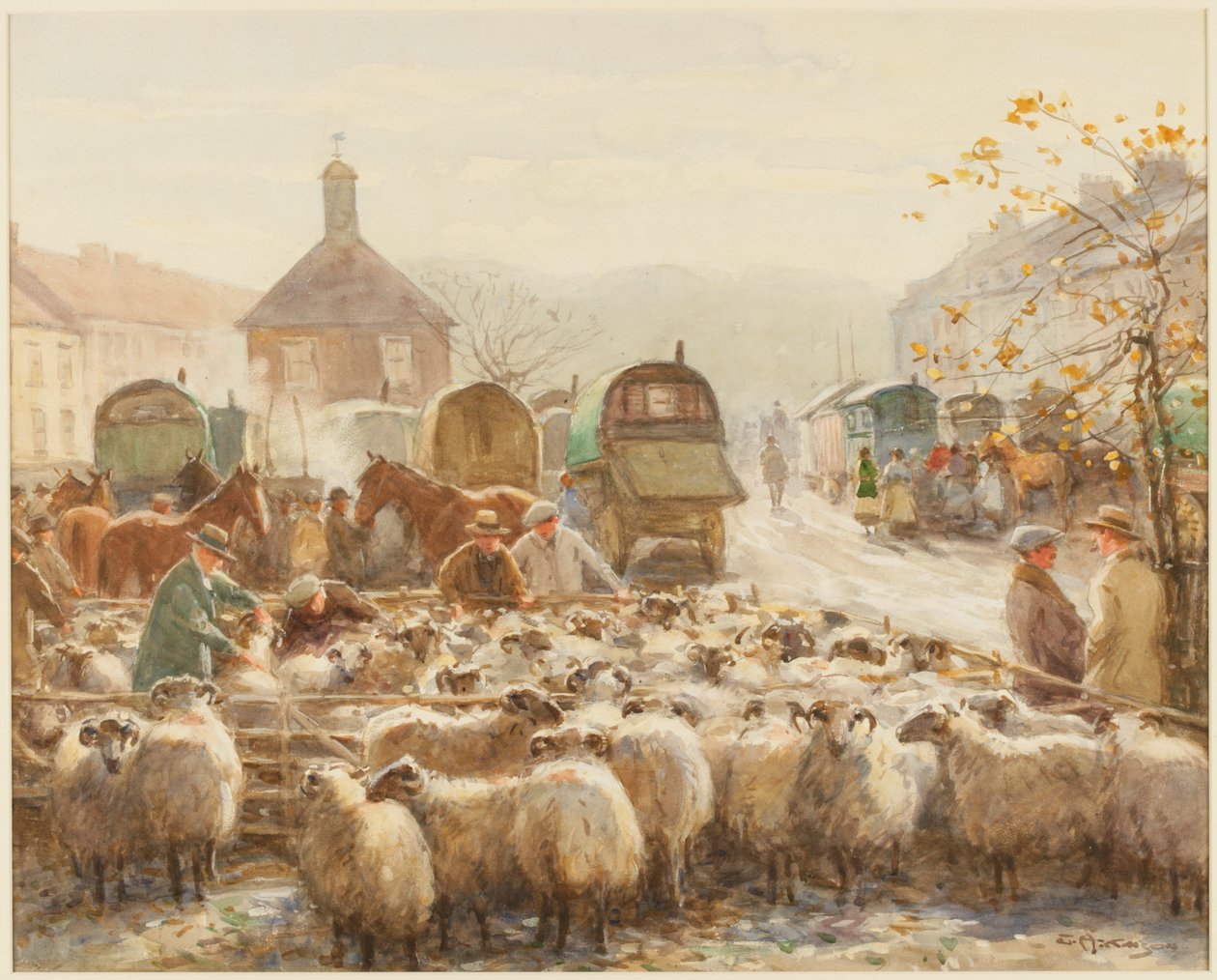 Yarm Fair (vartalonväri) tekijältä John Atkinson
