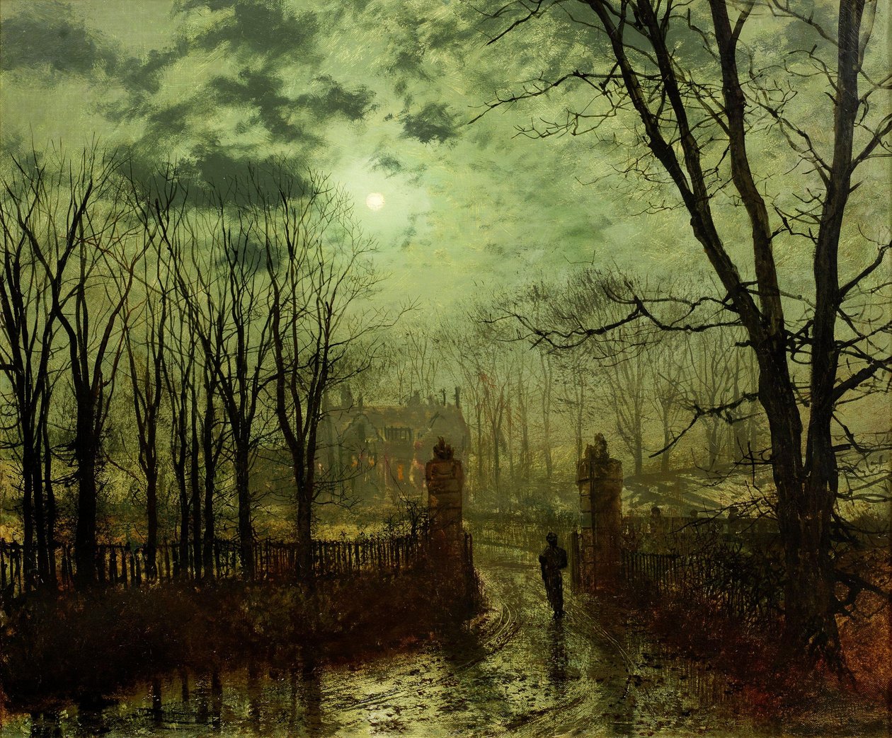 Park Gatenissa tekijältä John Atkinson Grimshaw