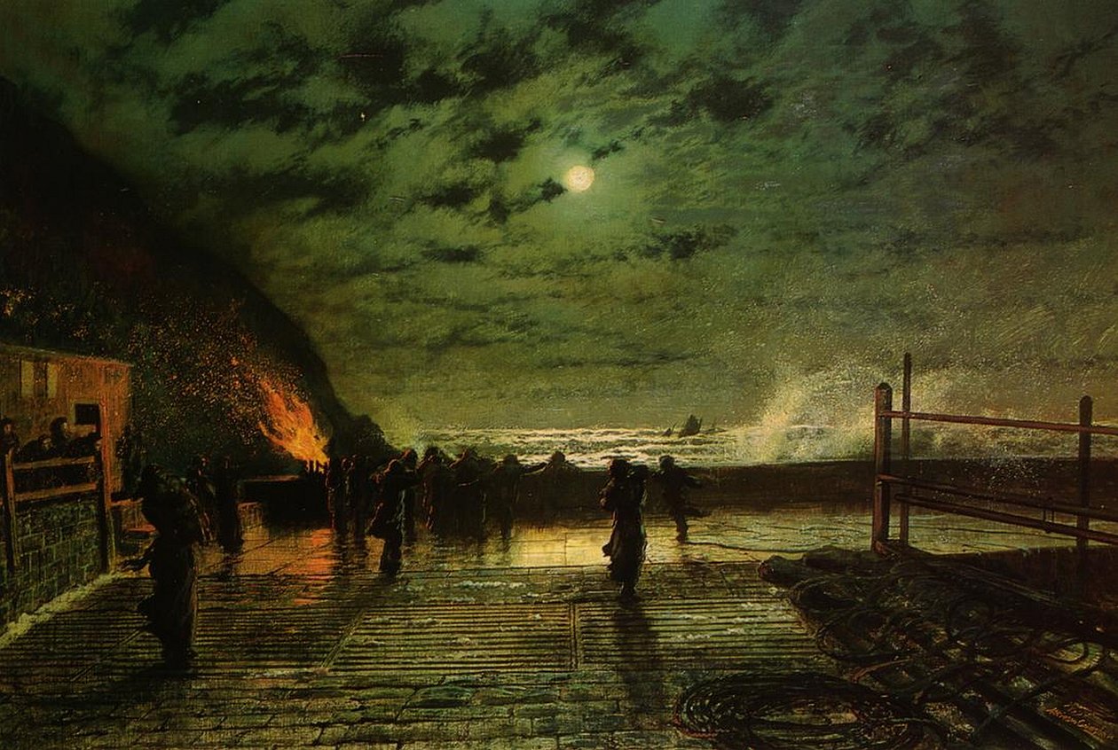 Perilissä tekijältä John Atkinson Grimshaw