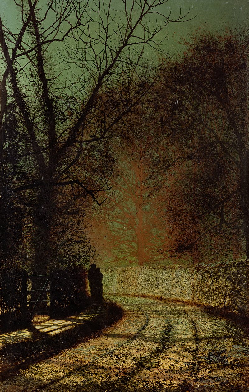 Rakastajat tekijältä John Atkinson Grimshaw