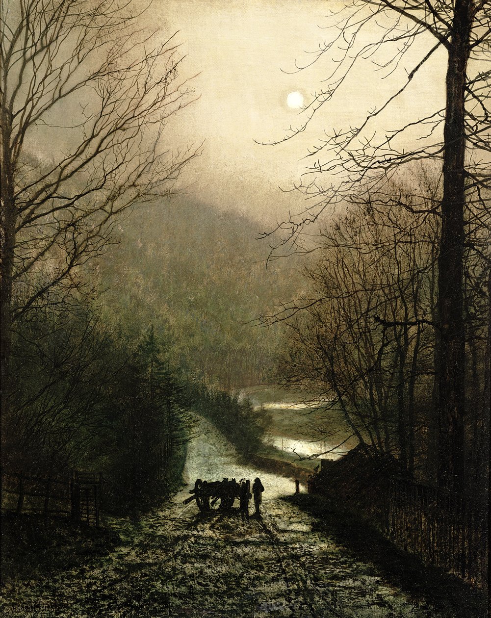 Timber Waggon tekijältä John Atkinson Grimshaw