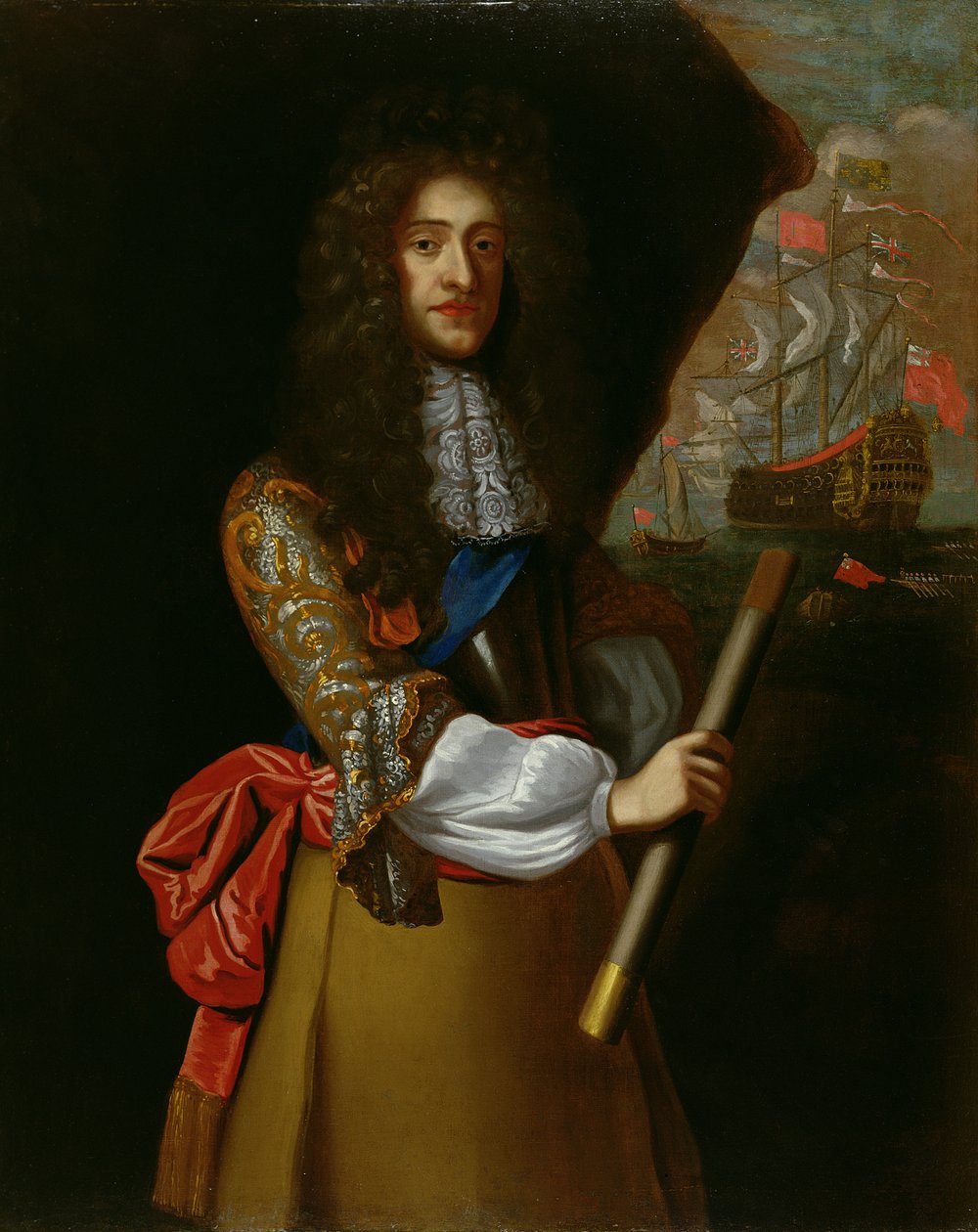 Muotokuva James VII:stä Skotlannista ja II:sta Englannista, n. 1670 tekijältä John Baptist de Medina