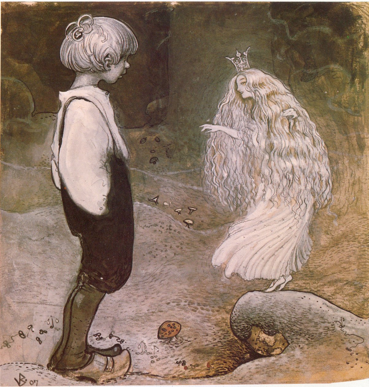 Tuolloin hänet muutettiin taianomaisesti ihanaksi pieneksi keijuksi tekijältä John Bauer