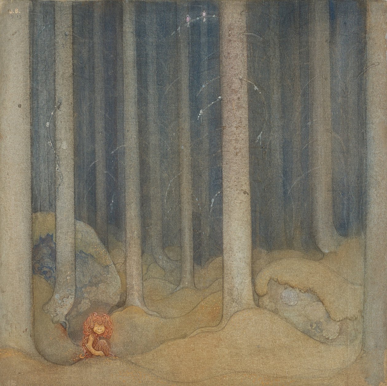 Humpe dans les bois tekijältä John Bauer