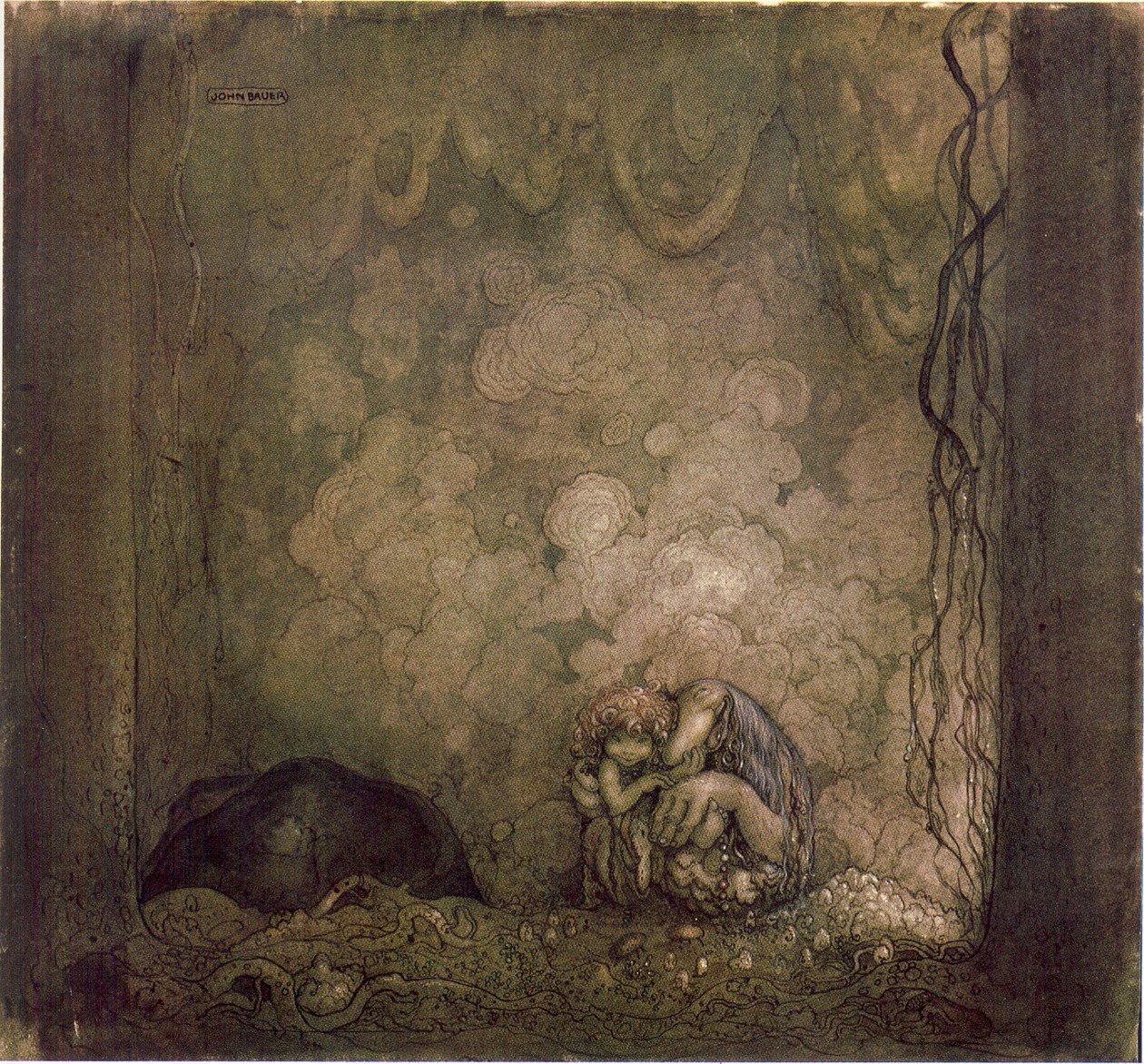 Äidin rakkaus tekijältä John Bauer