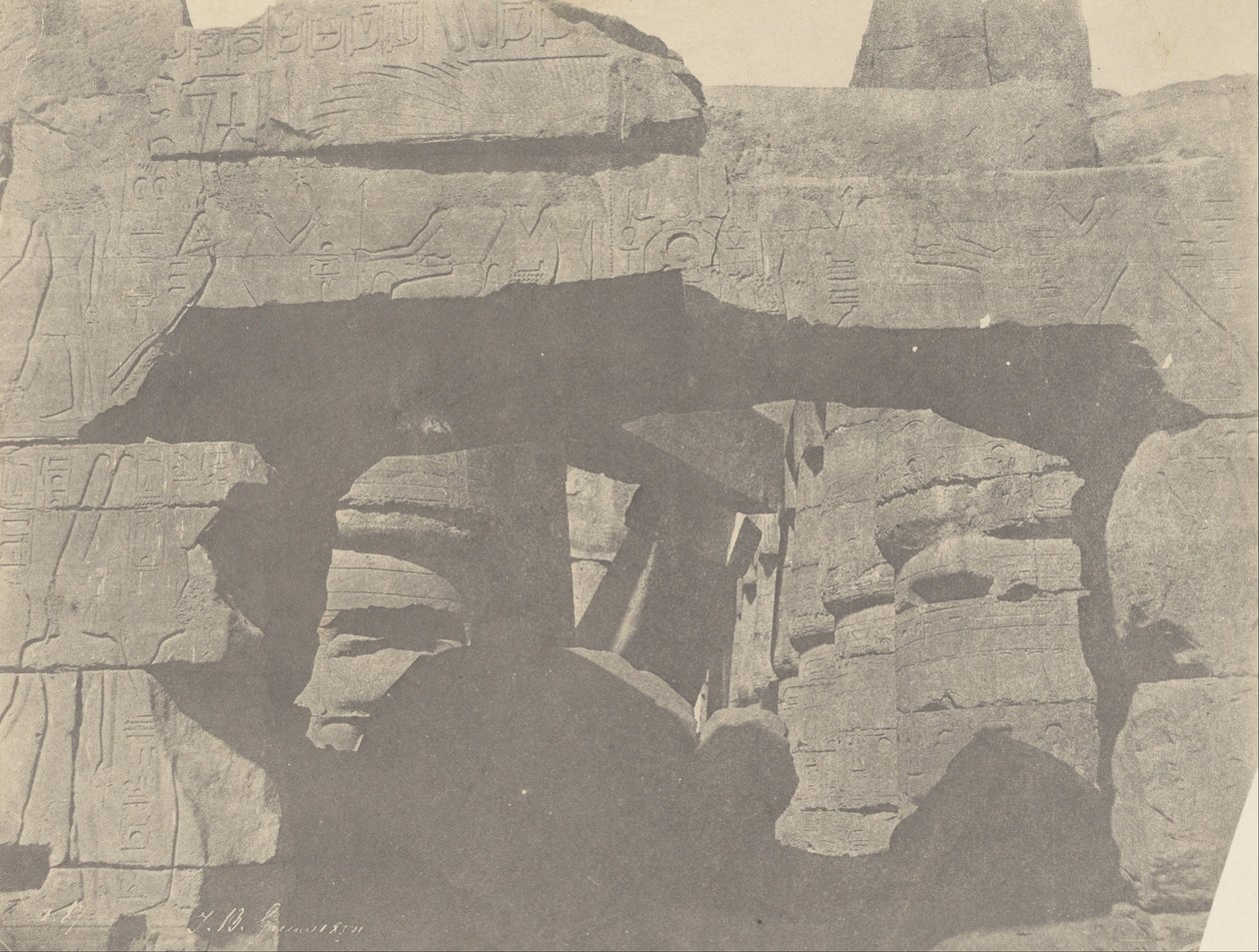 (Hypostyle Hall, eteläinen sisäänkäynti) tekijältä John Beasly Greene