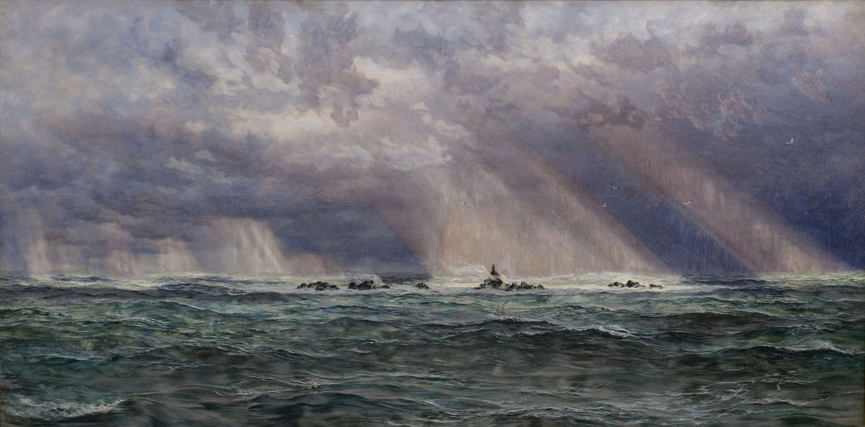 Luoteis-Gale Longshipsin majakan vieressä tekijältä John Brett