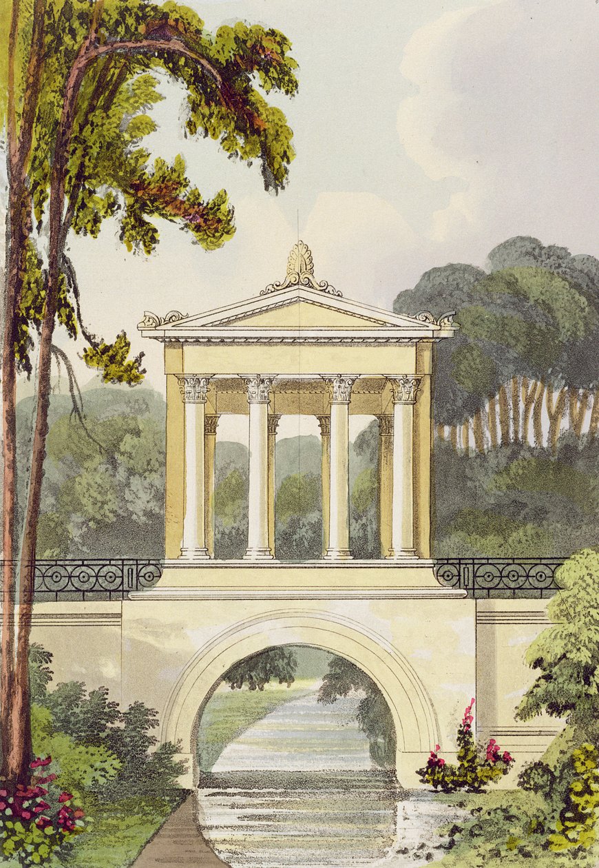 Temppelisilta, Ackermannin "Taidevarasto", 1822 tekijältä John Buonarotti Papworth