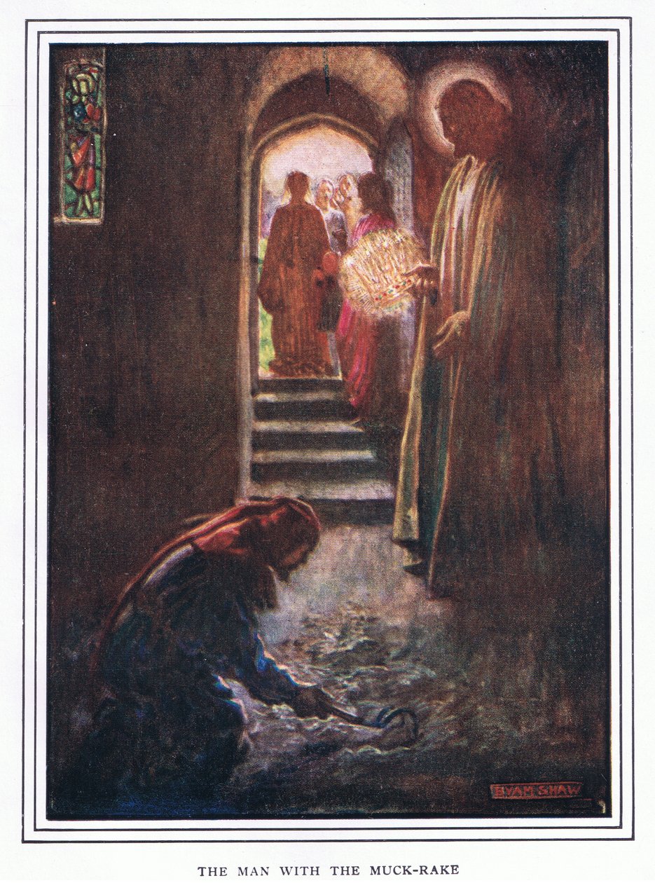 Mies, jolla on likaharava tekijältä John Byam Liston Shaw