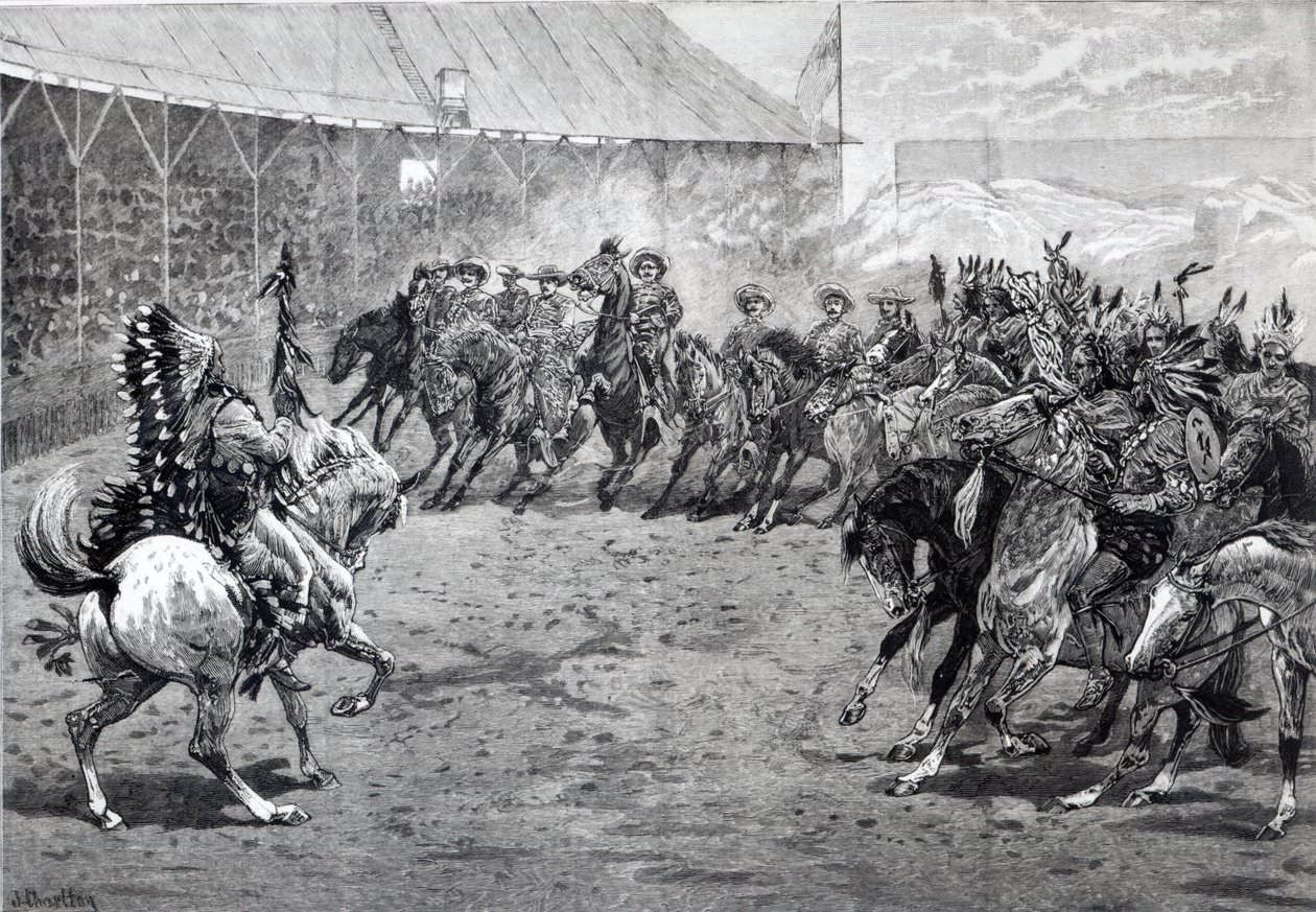 Villi länsi -näytös West Bromptonissa, 1887 tekijältä John Charlton