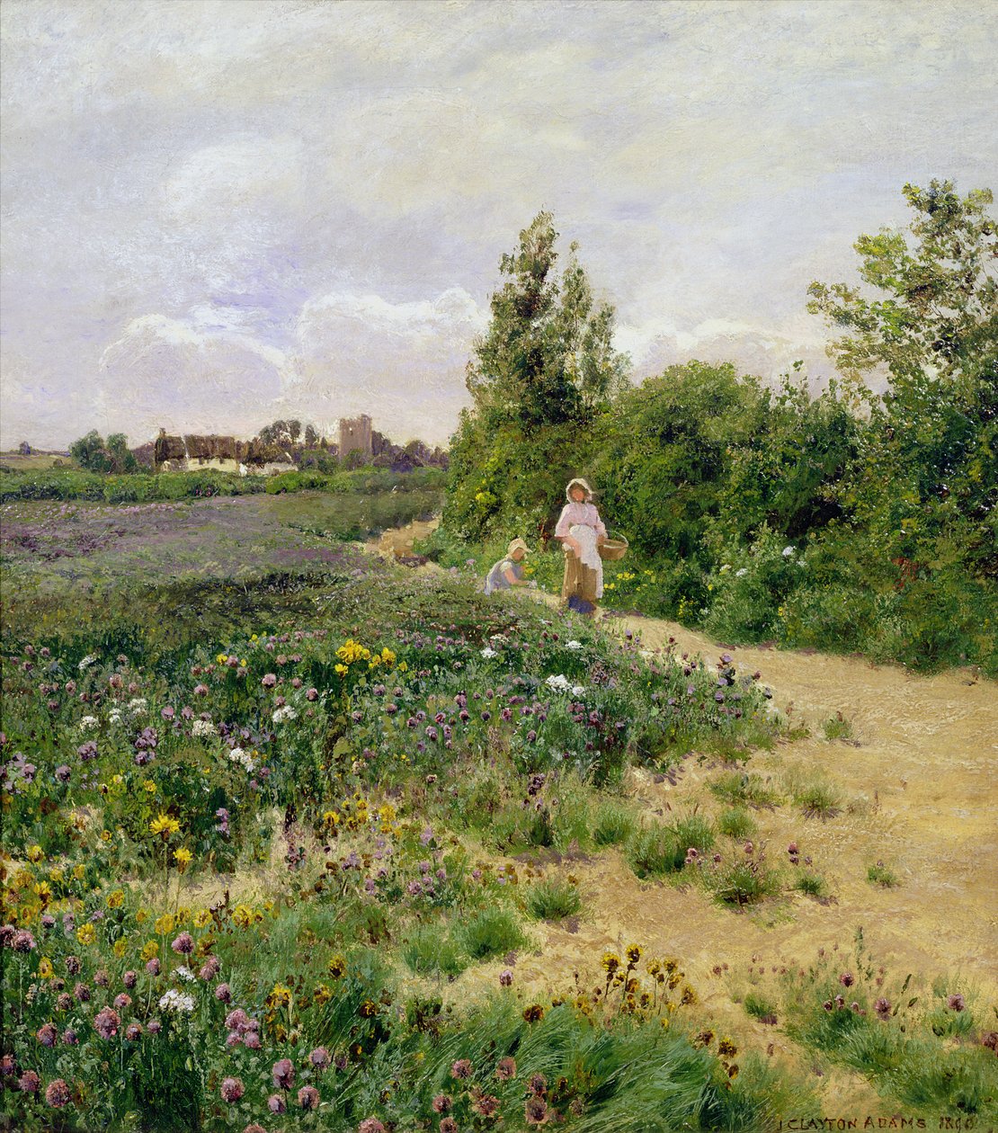 Surrey Lane, 1890 tekijältä John Clayton Adams