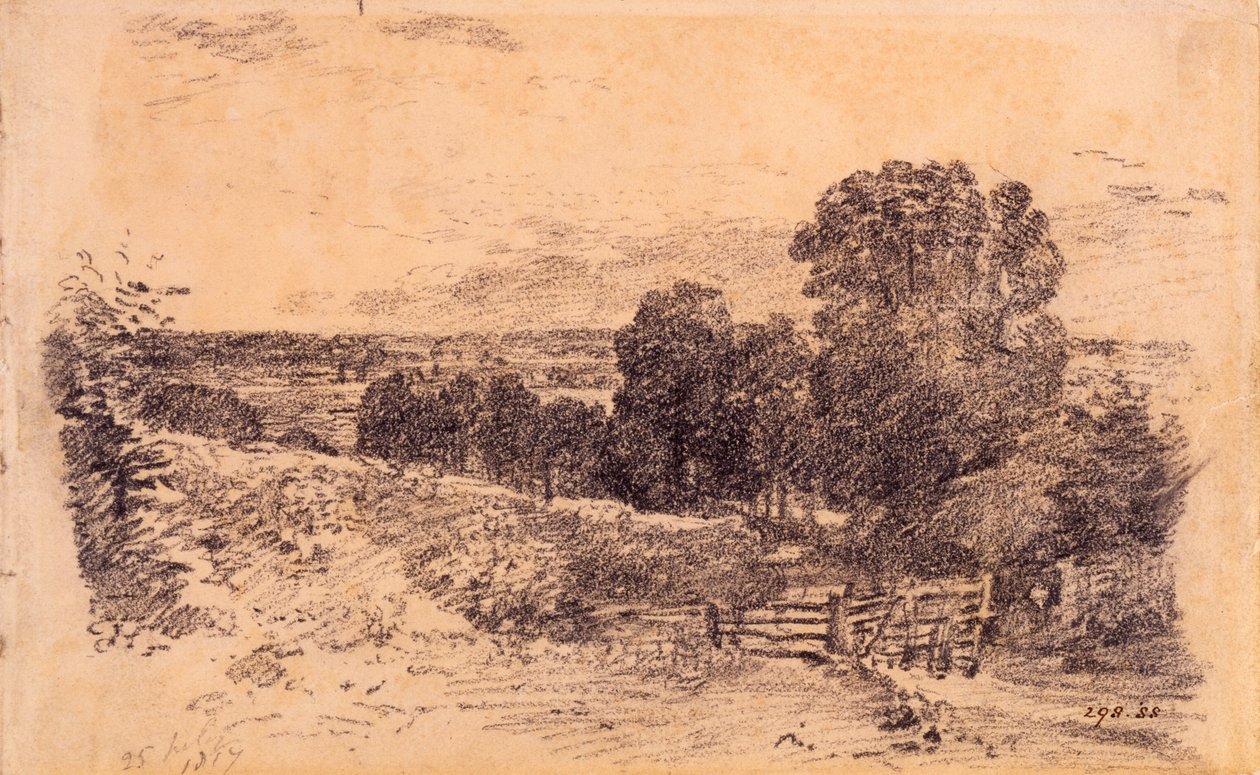 Kaista lähellä East Bergholtia tekijältä John Constable