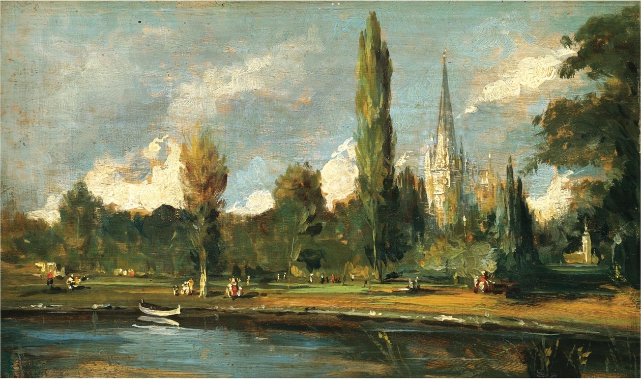 Näkymä Salisburyn katedraalille tekijältä John Constable