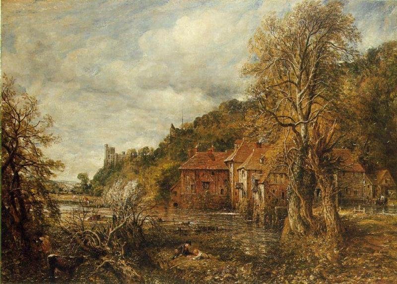 Arundelin mylly ja linna tekijältä John Constable