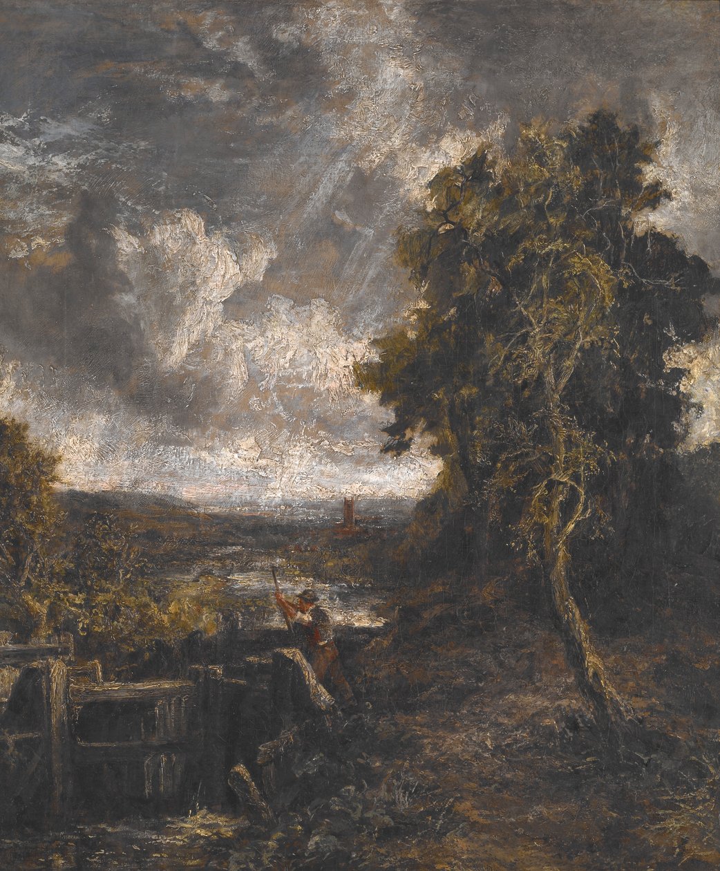 East Bergholt - Lukko Stourilla tekijältä John Constable