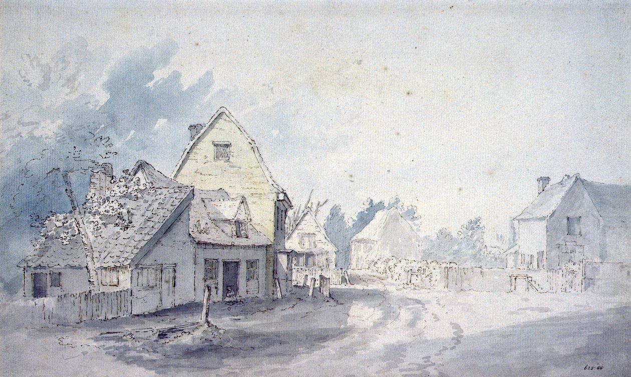 East Bergholt Street, East Bergholt tekijältä John Constable